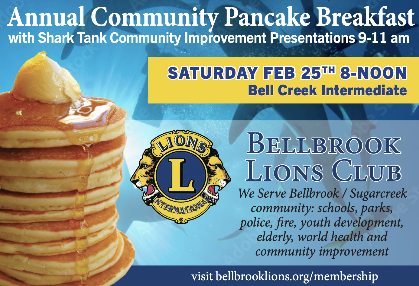 Pancake Breakfast Bellbrook Lions Club